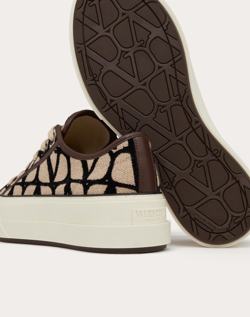 Red Valentino SNEAKER TOTALOOP XL IN TOILE ICONOGRAPHE Offerta migliore