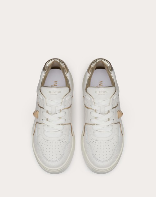 Red Valentino SNEAKER LOW-TOP ONE STUD IN NAPPA Offerte esclusive
