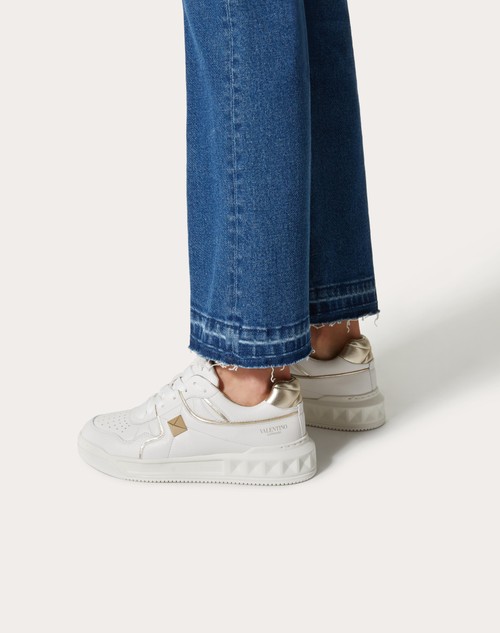 Red Valentino SNEAKER LOW-TOP ONE STUD IN NAPPA Offerte esclusive