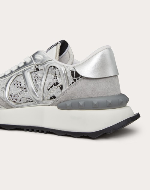 Red Valentino SNEAKER LACERUNNER IN PIZZO E MESH Grandi sconti