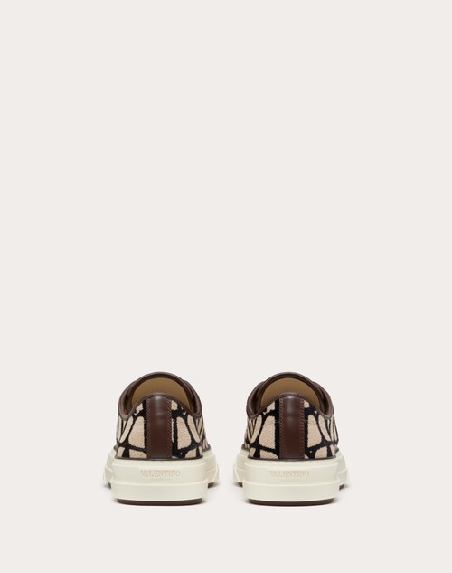 Red Valentino SNEAKER TOTALOOP IN TESSUTO TOILE ICONOGRAPHE Nuovi prodotti
