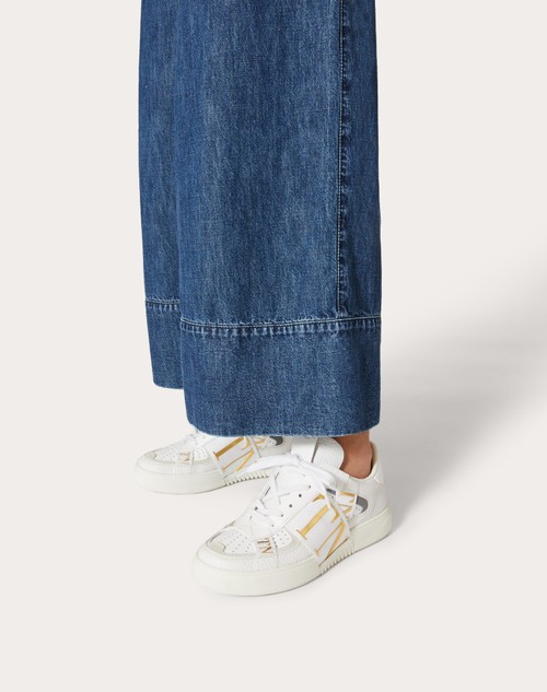 Red Valentino SNEAKER VL7N IN VITELLO E NASTRI Offerte stagionali