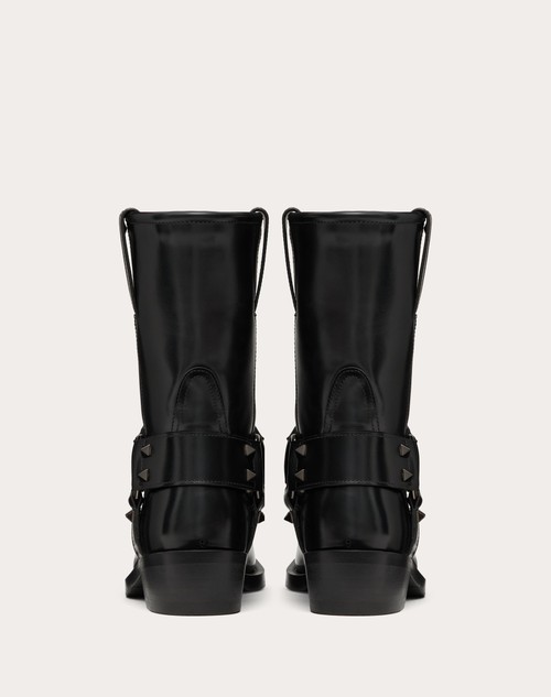 Red Valentino STIVALETTO BIKER ROCKSTUD IN VITELLO 40MM Comprane uno, ottenene uno gratis