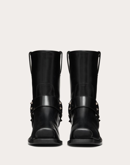 Red Valentino STIVALETTO BIKER ROCKSTUD IN VITELLO 40MM Comprane uno, ottenene uno gratis