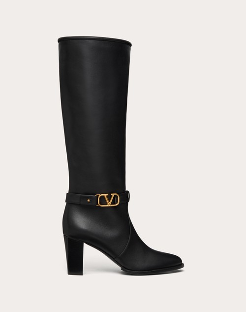 Red Valentino STIVALE VLOGO SIGNATURE IN VITELLO 75MM Enormi risparmi
