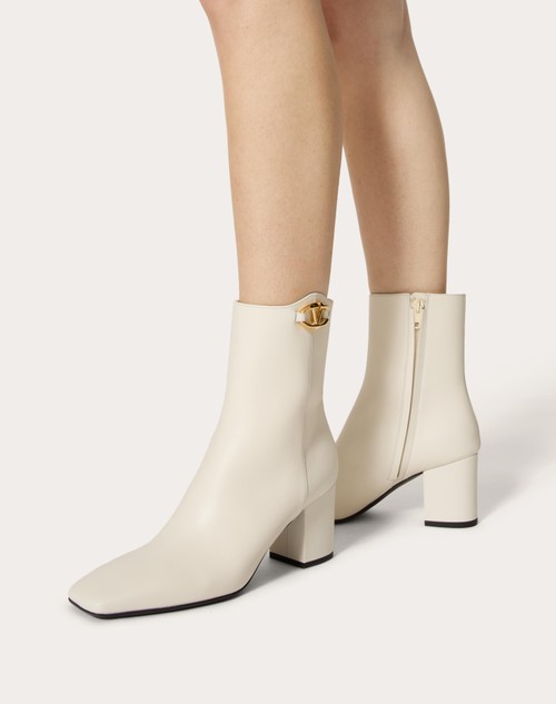 Red Valentino STIVALETTO VLOGO THE BOLD EDITION IN VITELLO 70MM Prezzo basso