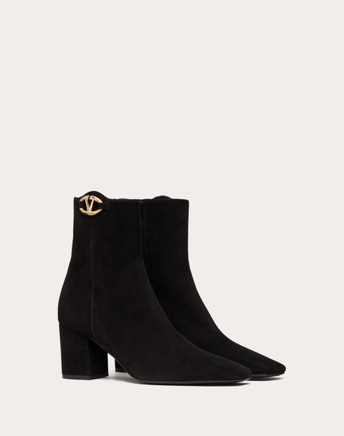 Red Valentino STIVALETTO VLOGO THE BOLD EDITION IN CAMOSCIO 70MM Super Saving Price