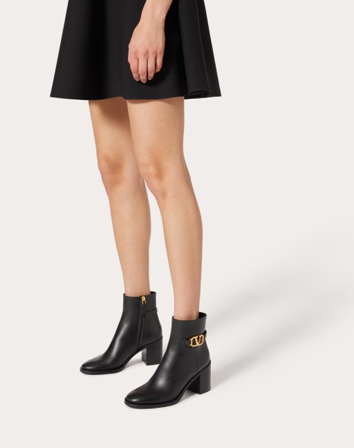 Red Valentino STIVALETTO VLOGO SIGNATURE IN VITELLO 75MM Latest stili