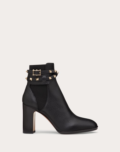 Red Valentino STIVALETTO ROCKSTUD IN VITELLO GRANATO 90MM Fino al 65% di sconto