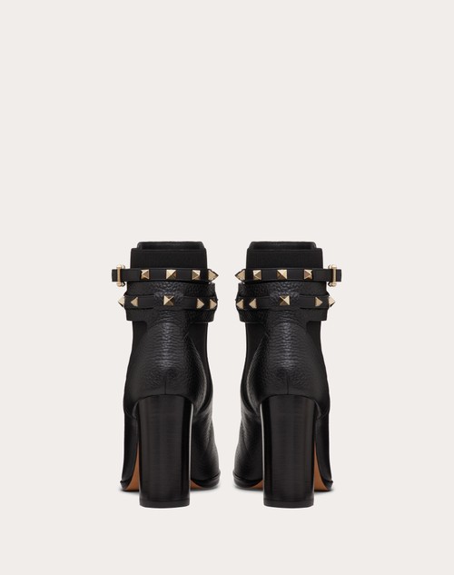 Red Valentino STIVALETTO ROCKSTUD IN VITELLO GRANATO 90MM Fino al 65% di sconto