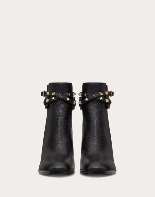 Red Valentino STIVALETTO ROCKSTUD IN VITELLO GRANATO 90MM Fino al 65% di sconto