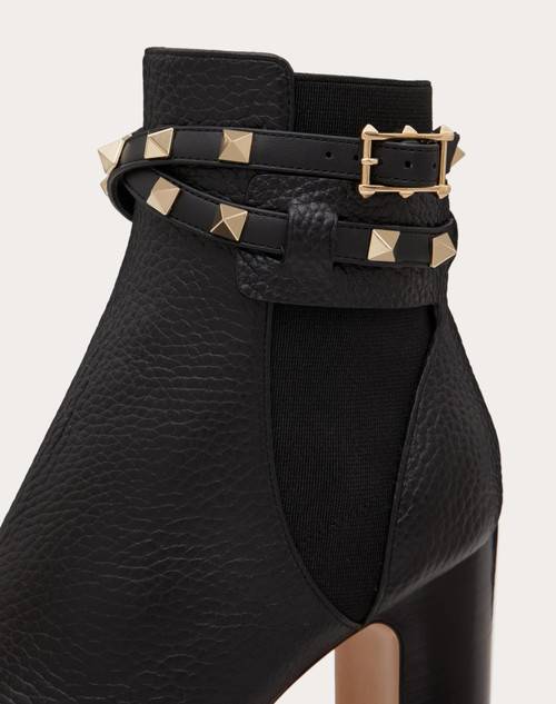 Red Valentino STIVALETTO ROCKSTUD IN VITELLO GRANATO 90MM Fino al 65% di sconto