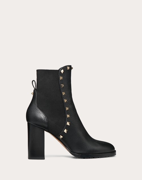 Red Valentino STIVALETTO ROCKSTUD IN VITELLO GRANATO 80MM Only for today
