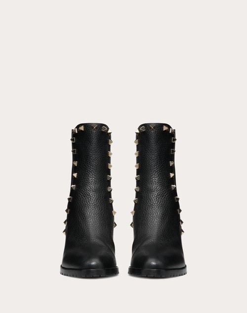 Red Valentino STIVALETTO ROCKSTUD IN VITELLO GRANATO 80MM Only for today
