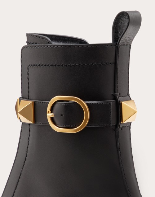 Red Valentino COMBAT BOOT ROMAN STUD IN VITELLO 40MM Sostegno trimestrale