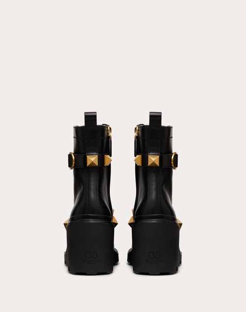 Red Valentino COMBAT BOOT ROMAN STUD IN VITELLO 85MM Solo un giorno rimasto
