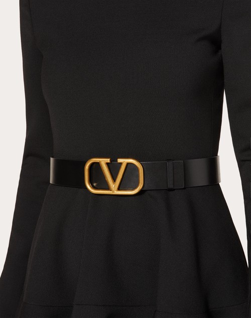 Red Valentino CINTURA REVERSIBILE VLOGO SIGNATURE IN VITELLO LUCIDO 40 MM Limitato a 3 giorni