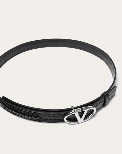 Red Valentino CINTURA VLOGO THE BOLD EDITION IN AYERS 20 MM Black Friday Prezzi