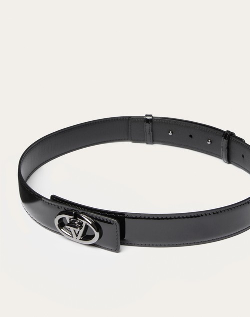Red Valentino CINTURA VLOGO THE BOLD EDITION IN VERNICE 30 MM Duty-free