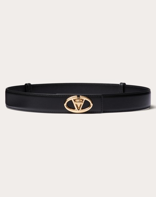 Red Valentino CINTURA VLOGO THE BOLD EDITION IN VITELLO 30 MM 50% di sconto per tempo limitato