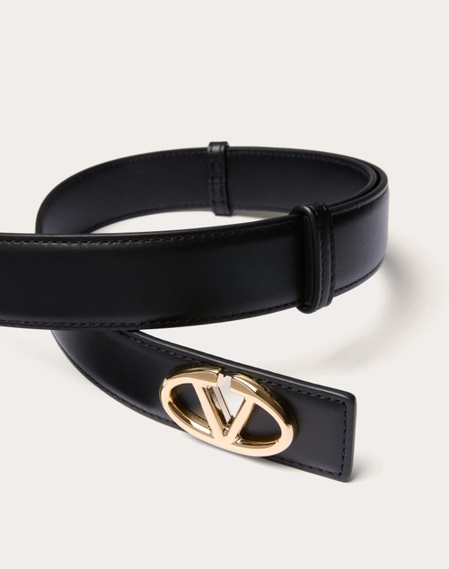 Red Valentino CINTURA VLOGO THE BOLD EDITION IN VITELLO 30 MM 50% di sconto per tempo limitato