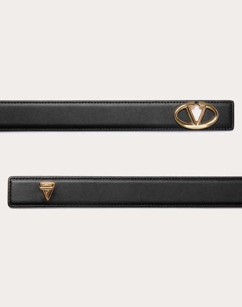 Red Valentino CINTURA VLOGO THE BOLD EDITION IN VITELLO 30 MM 50% di sconto per tempo limitato