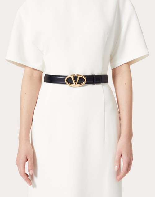 Red Valentino CINTURA VLOGO THE BOLD EDITION IN VITELLO LUCIDO 30 MM Italy