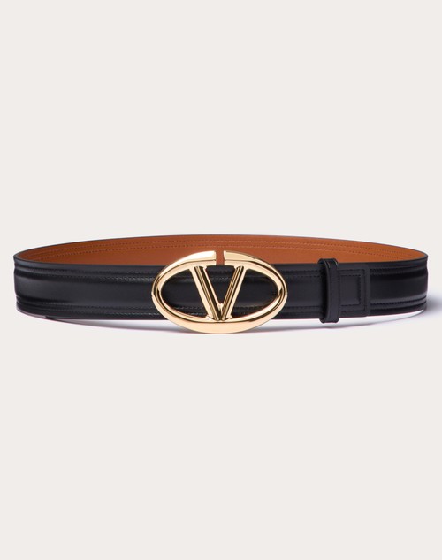 Red Valentino CINTURA VLOGO THE BOLD EDITION IN VITELLO LUCIDO 30 MM Italia