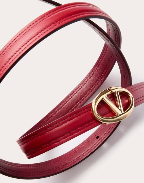 Red Valentino CINTURA VLOGO THE BOLD EDITION IN VITELLO LUCIDO 20 MM Vendita