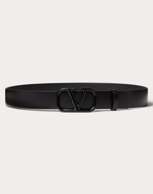 Red Valentino CINTURA VLOGO SIGNATURE IN VITELLO LUCIDO 30 MM Novità