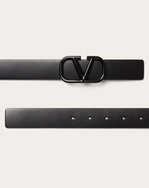 Red Valentino CINTURA VLOGO SIGNATURE IN VITELLO LUCIDO 30 MM Novità