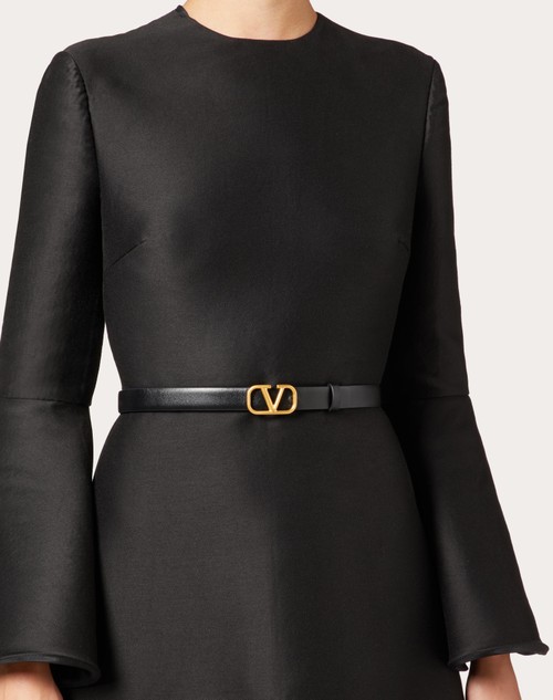 Red Valentino CINTURA REVERSIBILE VLOGO SIGNATURE IN VITELLO LUCIDO 20 MM Sconto