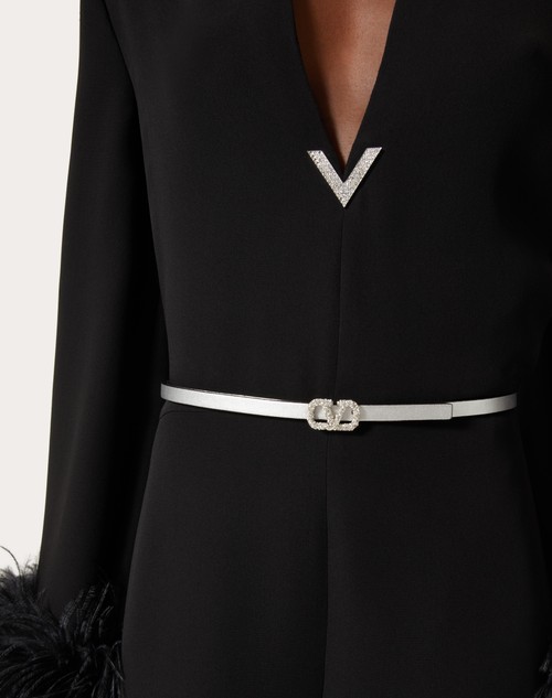 Red Valentino CINTURA REVERSIBILE VLOGO SIGNATURE IN VITELLO METALLIZZATO E VITELLO LUCIDO 10 MM Outlet