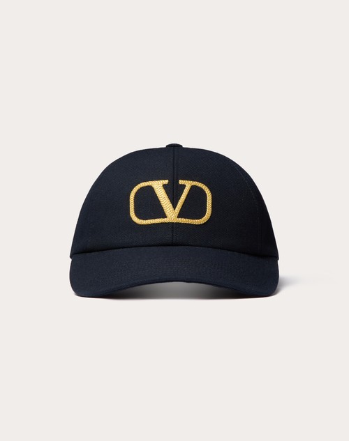 Red Valentino CAPPELLO BASEBALL VLOGO SIGNATURE IN COTONE Fornitura limitata