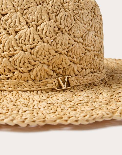 Red Valentino CAPPELLO FEDORA ESCAPE IN RAFIA Black Friday