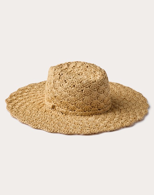 Red Valentino CAPPELLO FEDORA ESCAPE IN RAFIA Black Friday