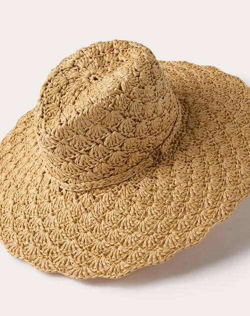 Red Valentino CAPPELLO FEDORA ESCAPE IN RAFIA Black Friday