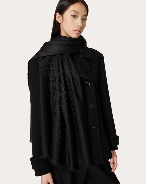 Red Valentino STOLA TOILE ICONOGRAPHE IN SETA E LANA Ultimi tre giorni