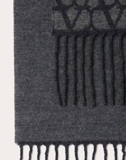 Red Valentino SCIARPA TOILE ICONOGRAPHE IN LANA E CACHEMIRE Latest stili