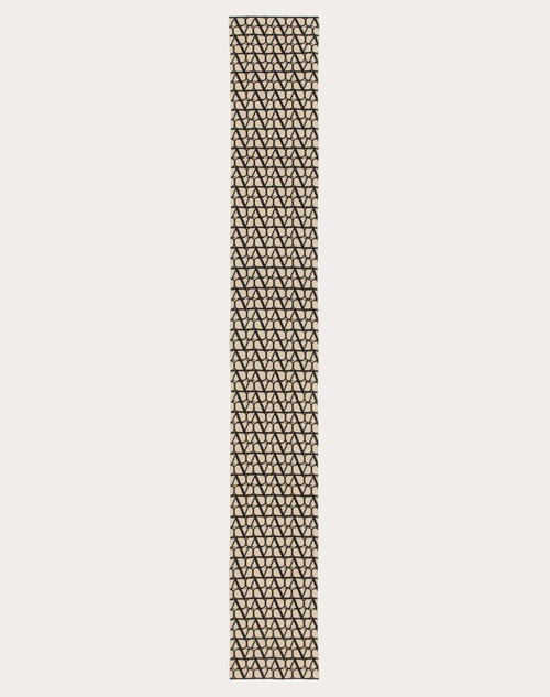 Red Valentino SCIARPA KNITTED TOILE ICONOGRAPHE IN CASHMERE E SETA Fino al 60% di sconto