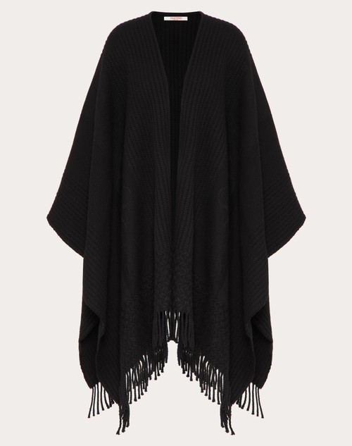 Red Valentino PONCHO VLOGO SIGNATURE IN CACHEMIRE Only for today