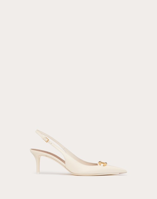 Red Valentino DÉCOLLETÉ SLINGBACK VLOGO THE BOLD EDITION IN VITELLO 60MM Trasporto libero internazionale