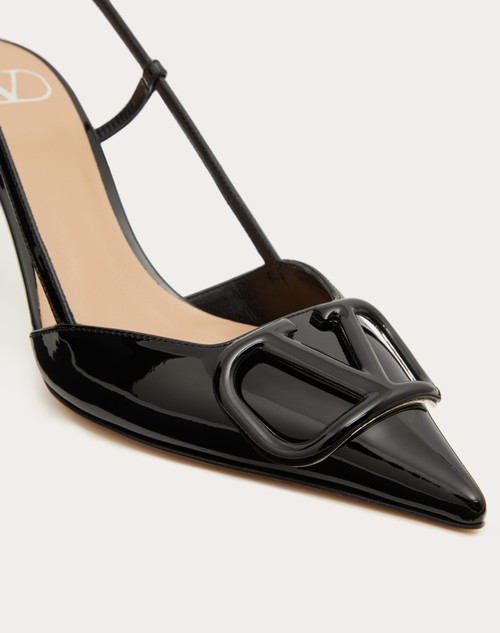 Red Valentino DÉCOLLETÉ SLINGBACK VLOGO SIGNATURE IN VERNICE 80MM Limitato a 3 giorni