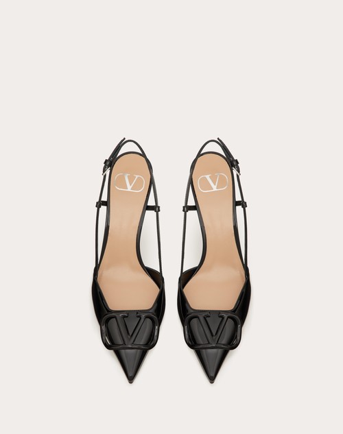 Red Valentino DÉCOLLETÉ SLINGBACK VLOGO SIGNATURE IN VERNICE 80MM 50% di sconto per tempo limitato