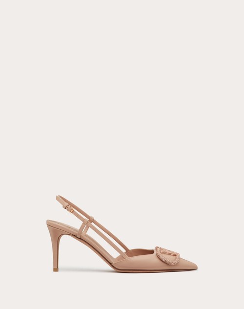 Red Valentino DÉCOLLETÉ SLINGBACK VLOGO SIGNATURE IN VITELLO 80MM Vendita
