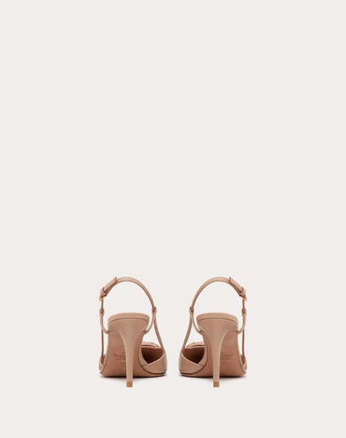 Red Valentino DÉCOLLETÉ SLINGBACK VLOGO SIGNATURE IN VITELLO 80MM Vendita