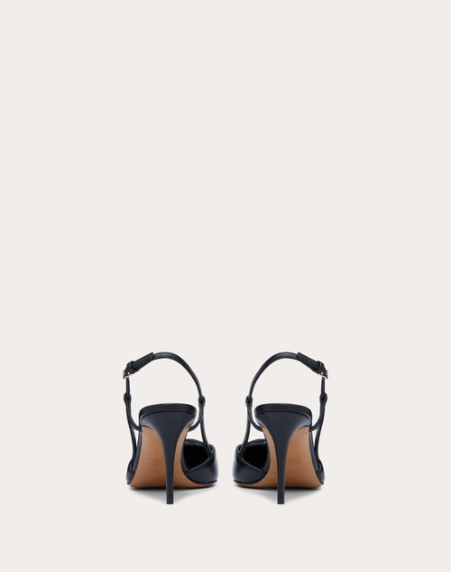 Red Valentino DÉCOLLETÉ SLINGBACK VLOGO SIGNATURE IN VITELLO 80MM Pezzi Unici