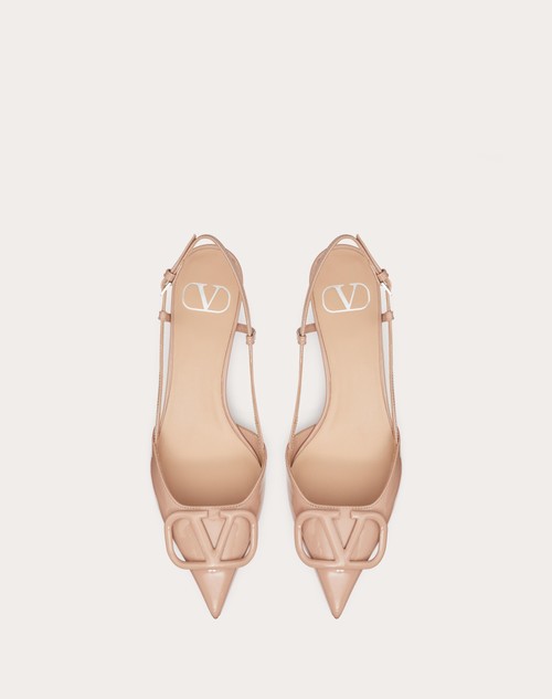 Red Valentino DÉCOLLETÉ SLINGBACK VLOGO SIGNATURE IN VERNICE 40MM Soddisfazione Garantita