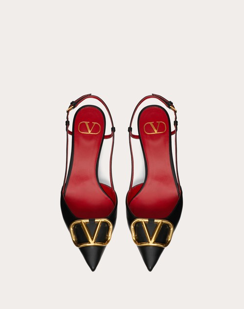 Red Valentino DÉCOLLETÉ SLINGBACK VLOGO SIGNATURE IN VITELLO 40MM Qualità Garantita
