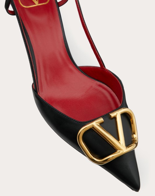 Red Valentino DÉCOLLETÉ SLINGBACK VLOGO SIGNATURE IN VITELLO 40MM Qualità Garantita